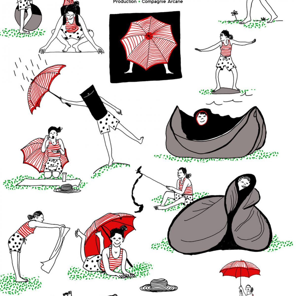 Pieds nus dans l'herbe, Compagnie Arcane (création)