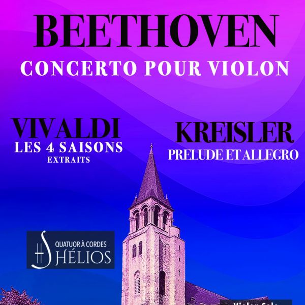 Les 4 Saisons de Vivaldi extraits / Prélude et Allegro de Kreisler / Concerto pour violon de Beethoven