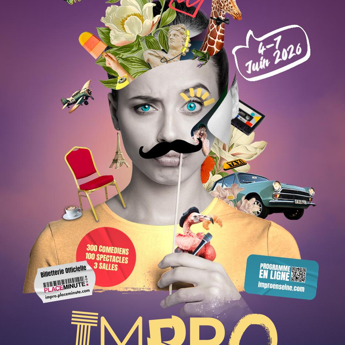 Festival Impro en Seine 2026 - 13ème édition du festival d'improvisation de Paris