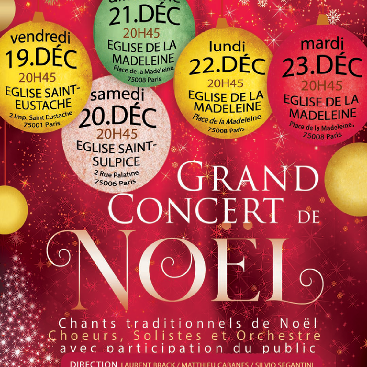 Grand Concert de Chants Traditionnels de Noël