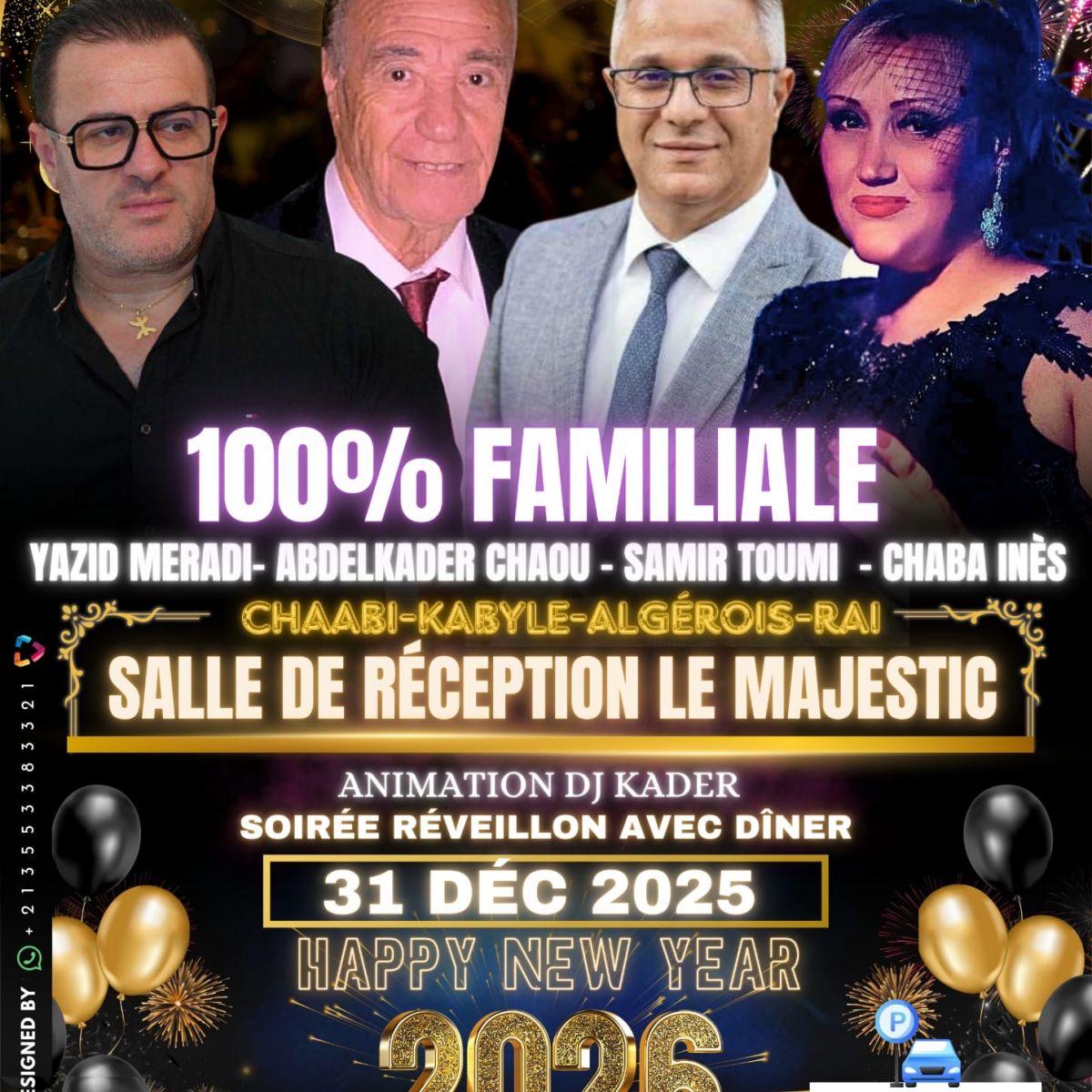 Réveillon 2026 avec dîner