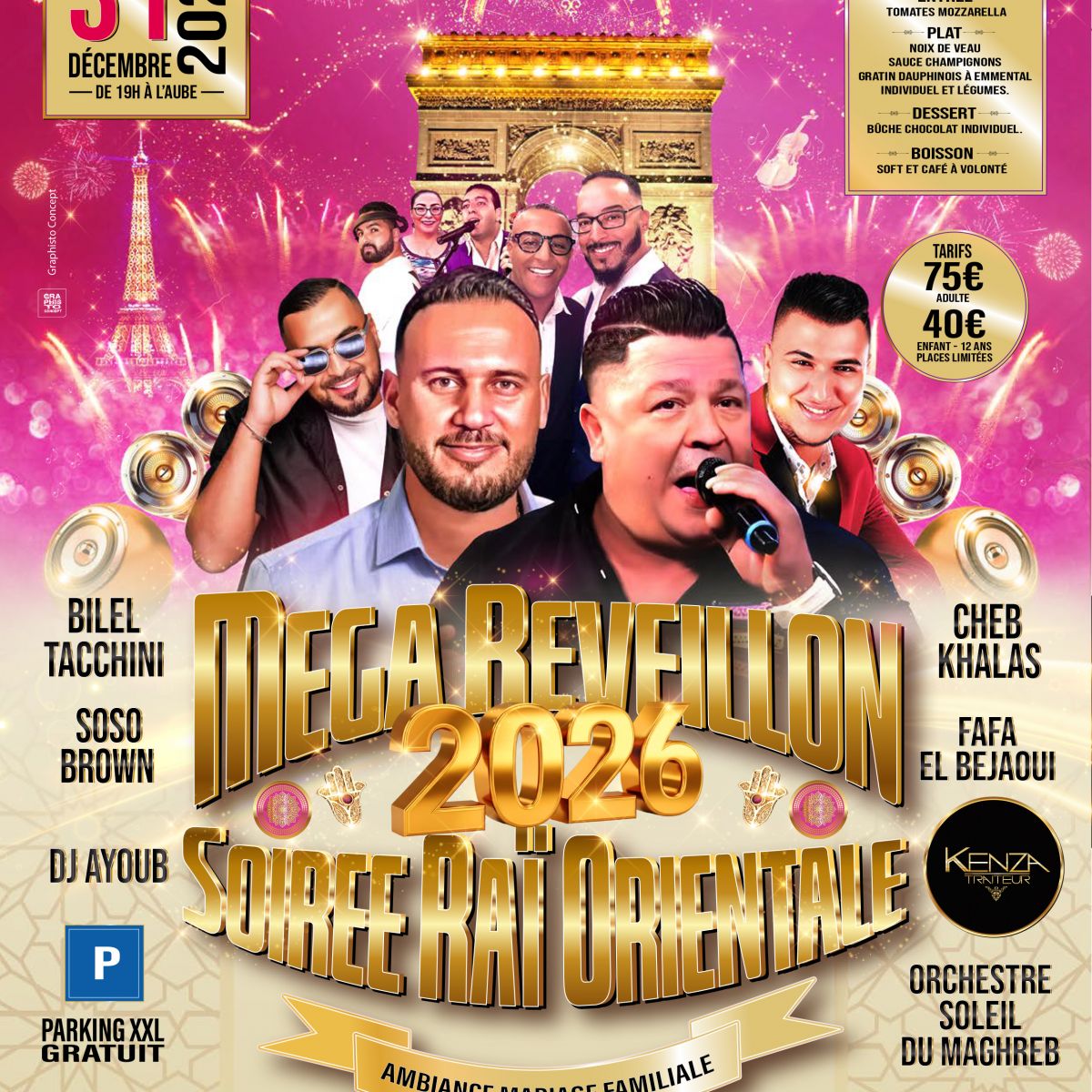 MEGA RÉVEILLON RAI ORIENTALE CHAABI KABYLE 2026