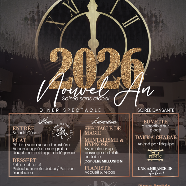 Réveillon Nouvel an 2026