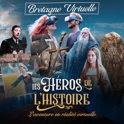 BRETAGNE VIRTUELLE - LE SECRET DES MEGALITHES + LES HEROS DE L'HISTOIRE DE BRETAGNE