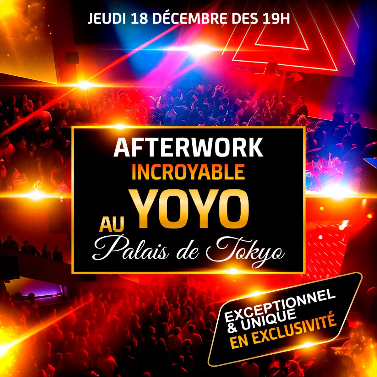 AFTERWORK @ YOYO - PALAIS DE TOKYO EXCEPTIONNEL & EXCLUSIF BY CHARLOTTE