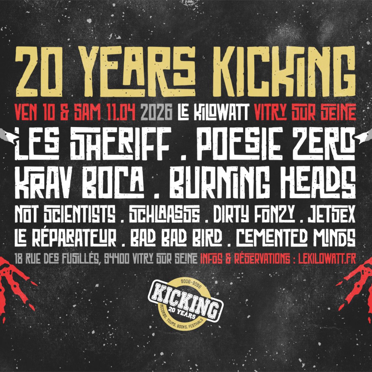 20 YEARS KICKING
