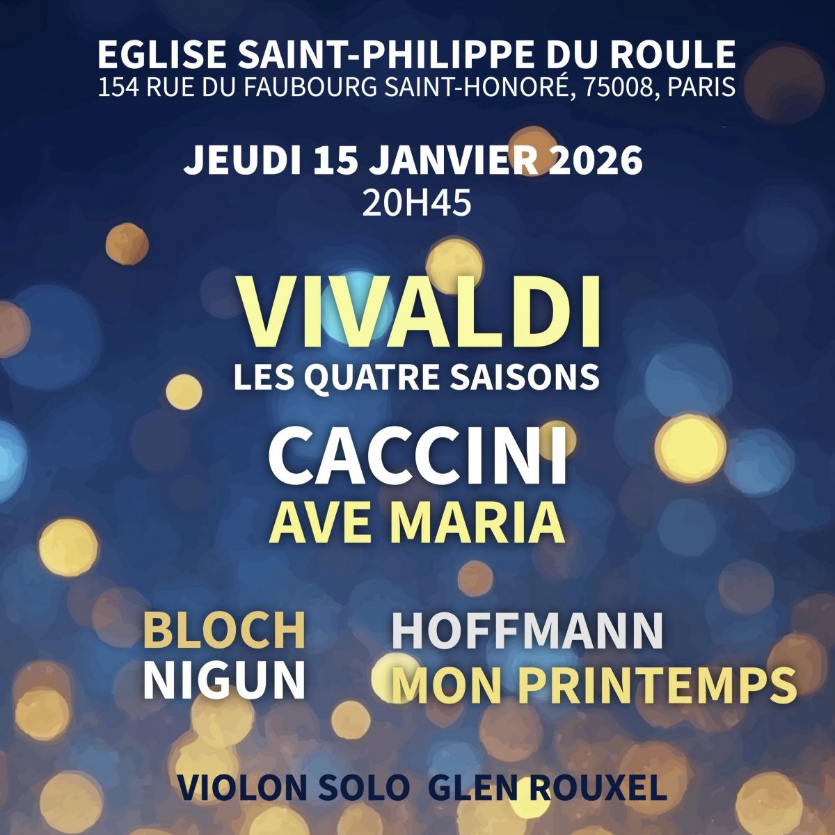 Concert Les Quatre Saisons Vivaldi Hoffmann