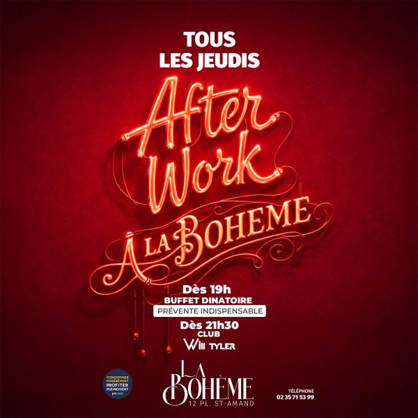 L'Afterwork à la Bohème