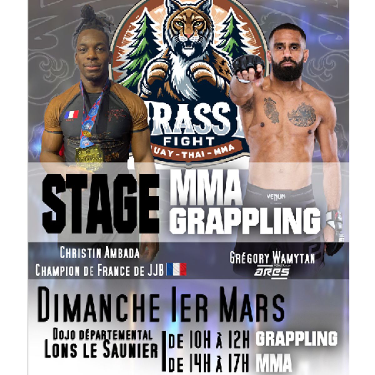Stage MMA Grappling | Dim 1er mars