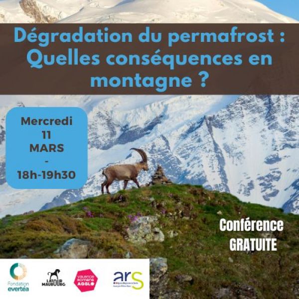 Conférence - Dégradation du permafrost : Quelles conséquences en montagne ?