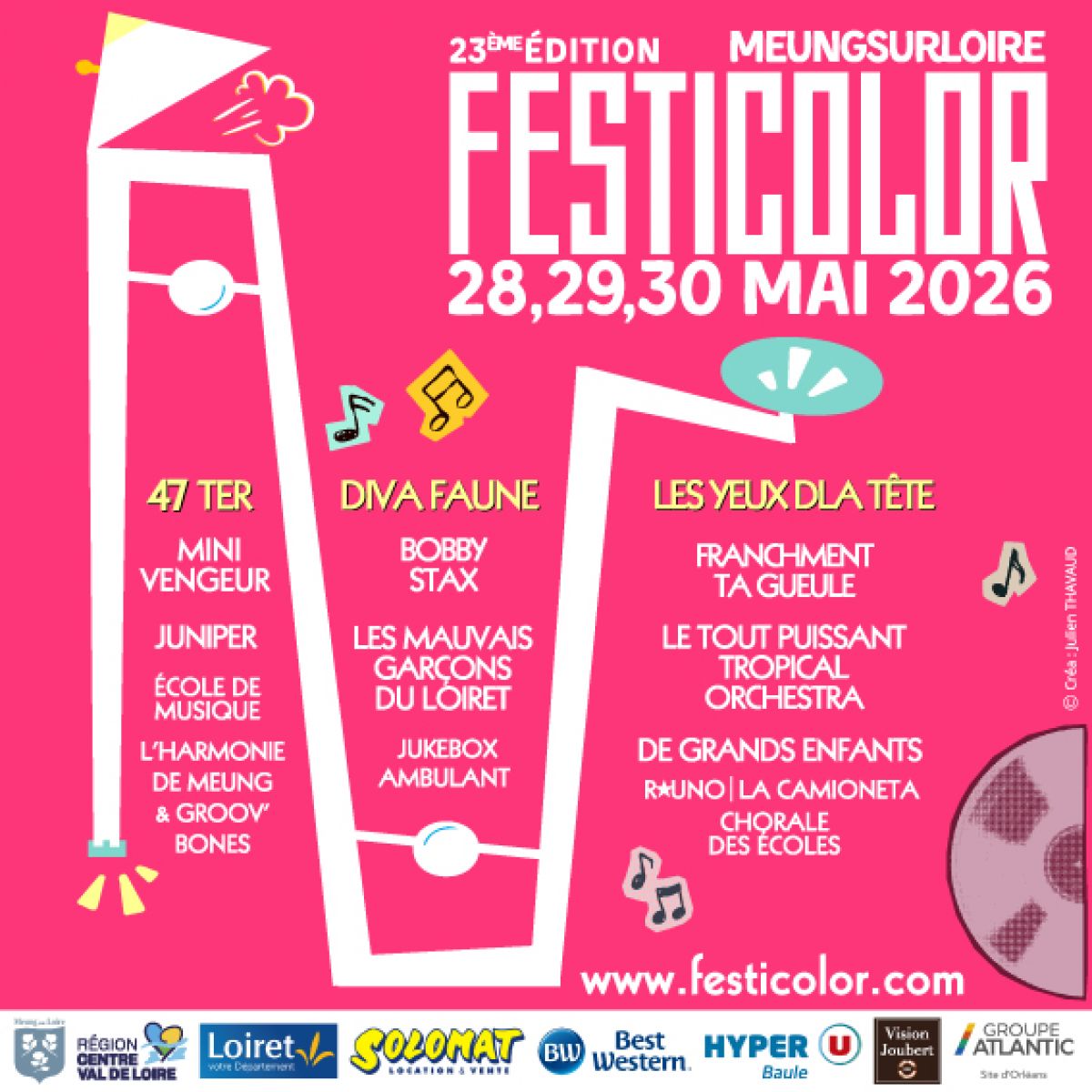 Festicolor 28, 29 et 30 mai 2026