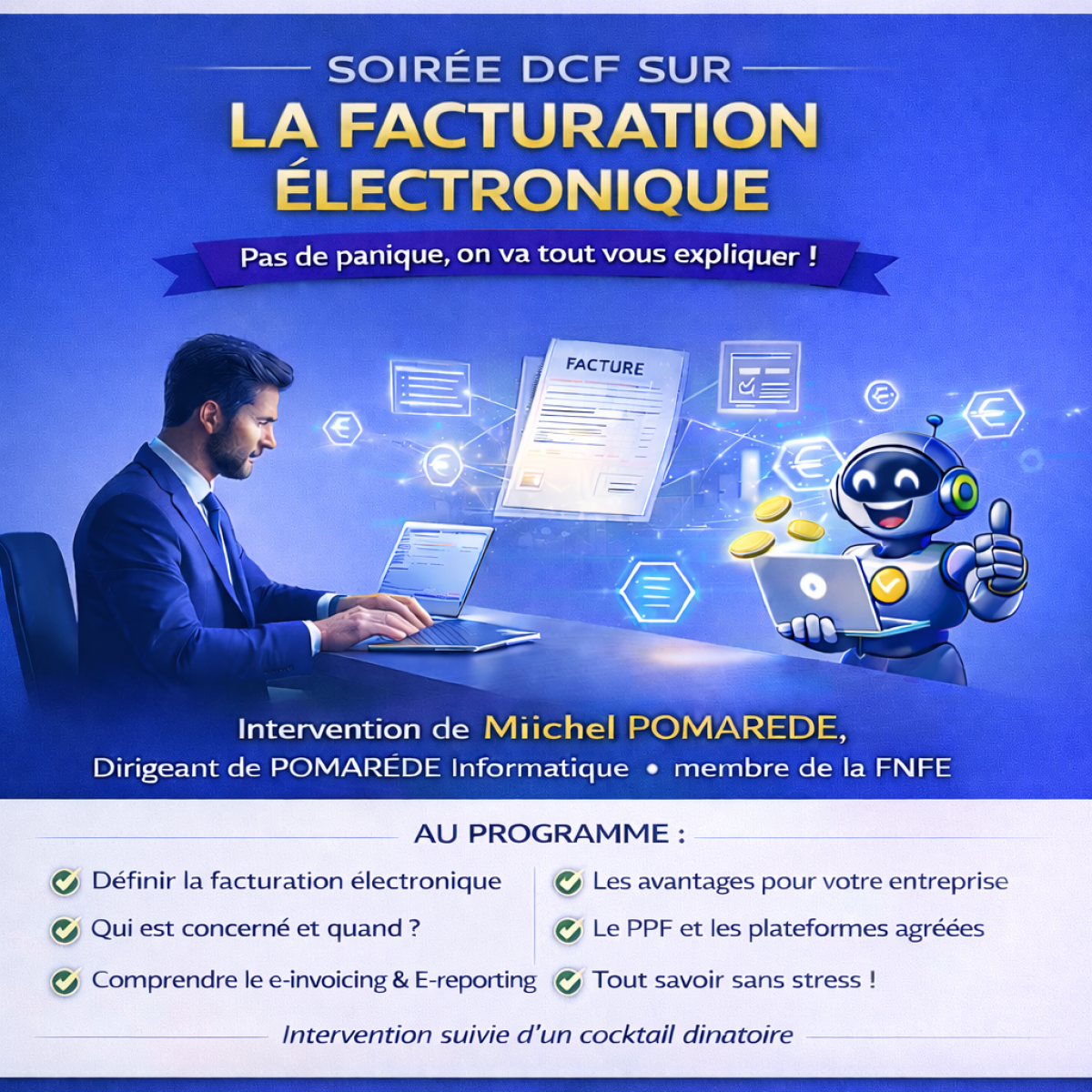 La facturation Électronique - "Pas de panique, on va tout vous expliquer"