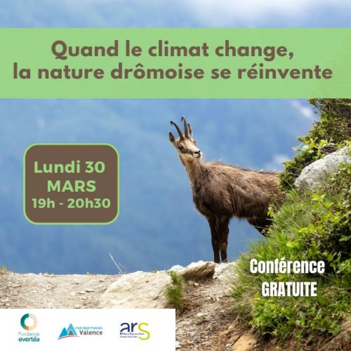 Conférence : Quand le climat change, la nature drômoise se réinvente