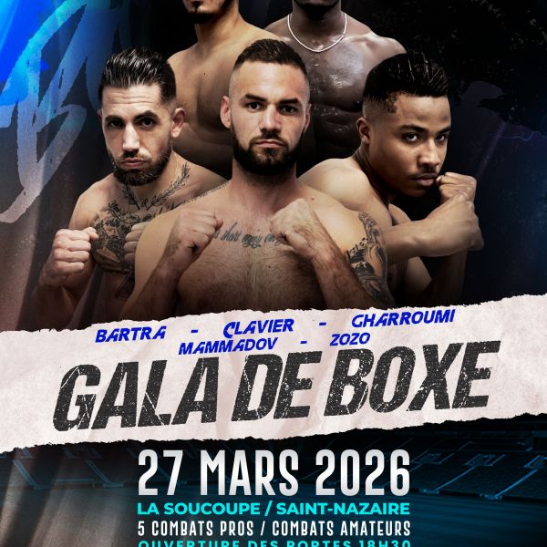 GALA DE BOXE EXCEPTIONNEL À SAINT-NAZAIRE