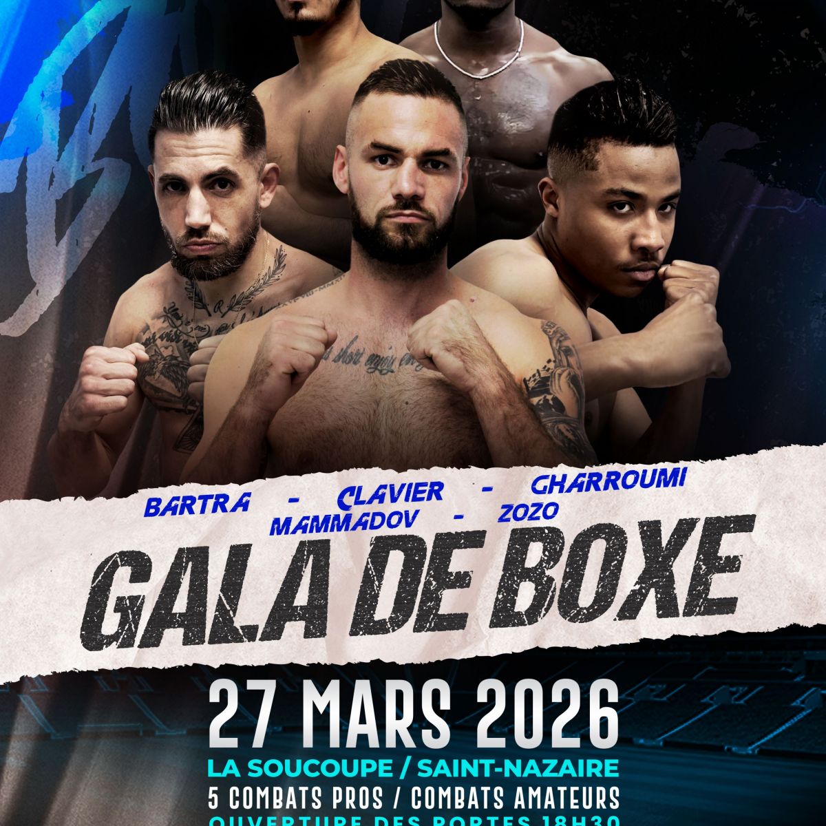 GALA DE BOXE EXCEPTIONNEL À SAINT-NAZAIRE