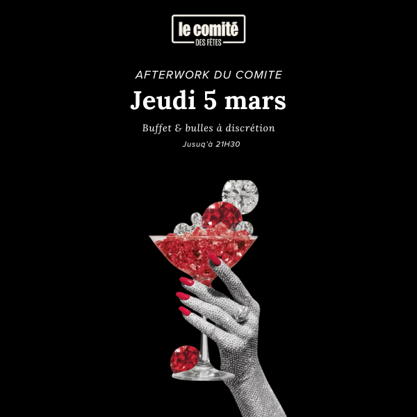 Afterwork du comité des fêtes