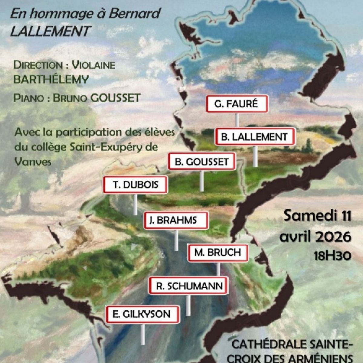 Concert hommage Bernard Lallement