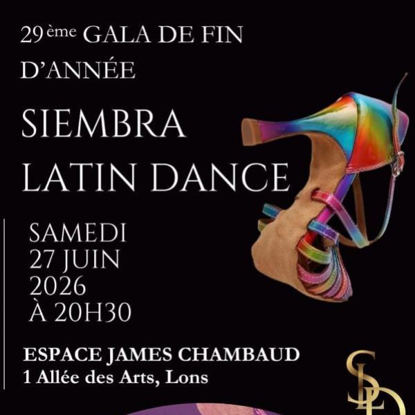 29 EME GALA DE FIN D'ANNÉE Siembra Latin Dance