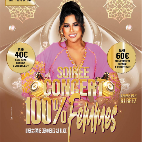 Soirée Concert IKRAM EL ABDIA 2026  100% FEMME