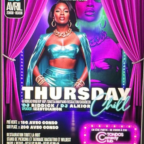 THURSDAY CHILL comedy club