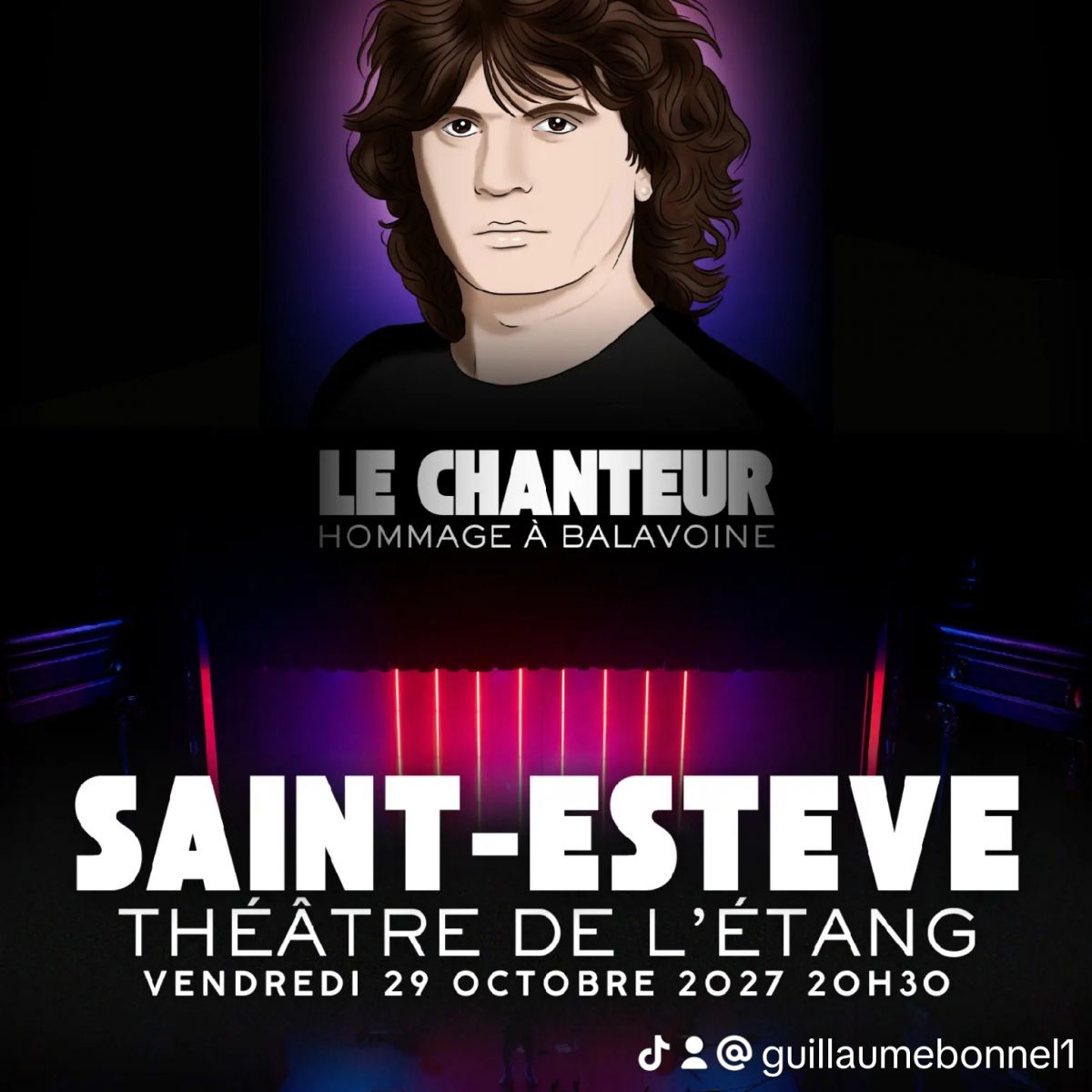 Le chanteur hommage à balavoine