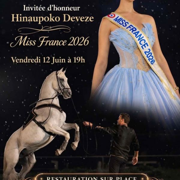 soirée spectacle equestre avec miss France 2026