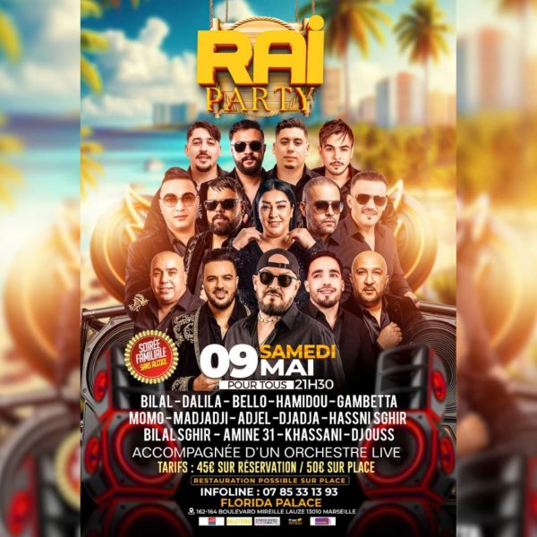 RAI PARTY SAMEDI 09 MAI 2026 A 21H00
