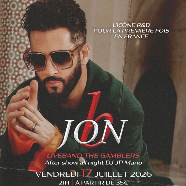 JON B, liveband The Gamblers, au Bizz'Art Paris
