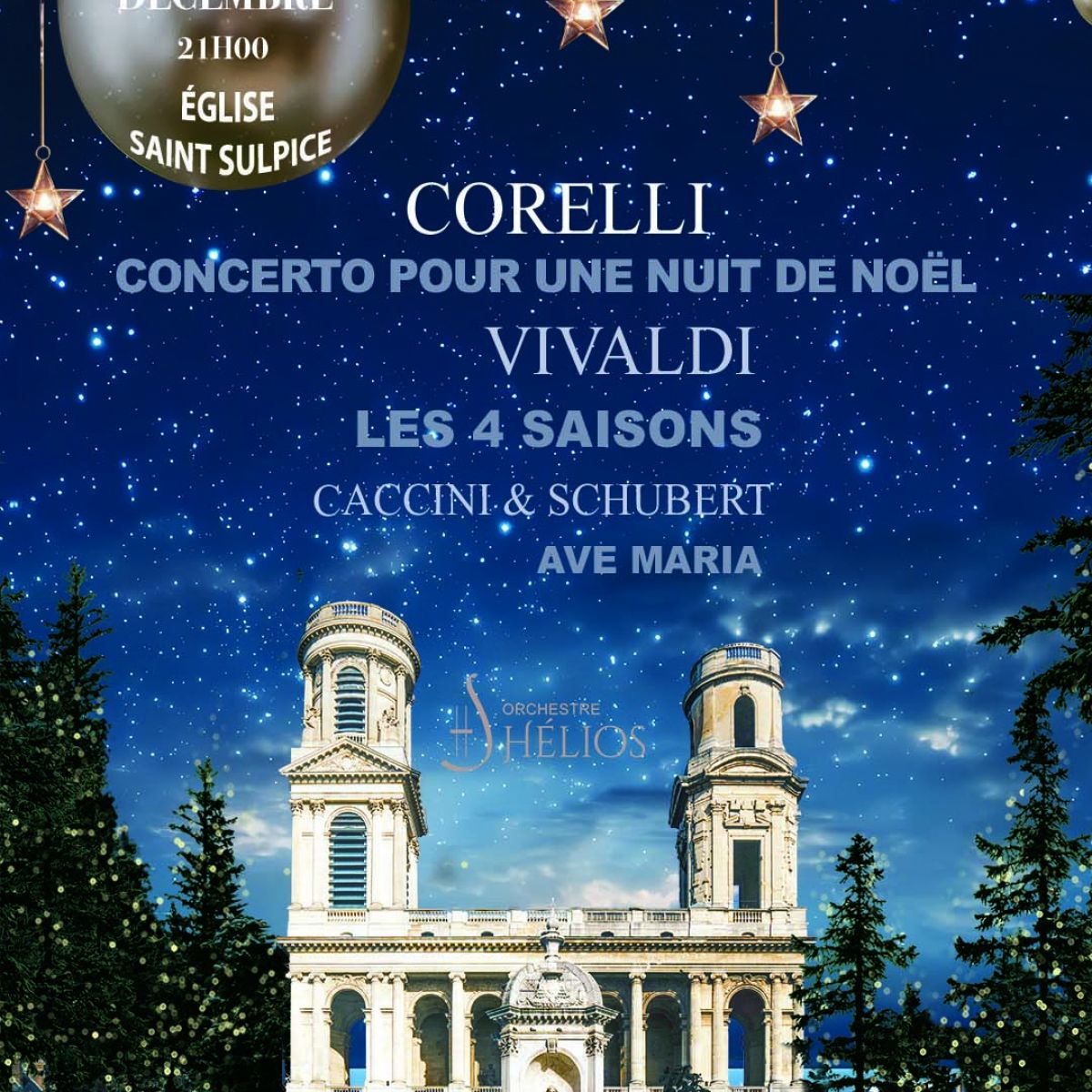 Concerto pour une Nuit de Noël de Corelli / Ave Maria de Caccini & Schubert / Les 4 Saisons de Vivaldi Intégrale