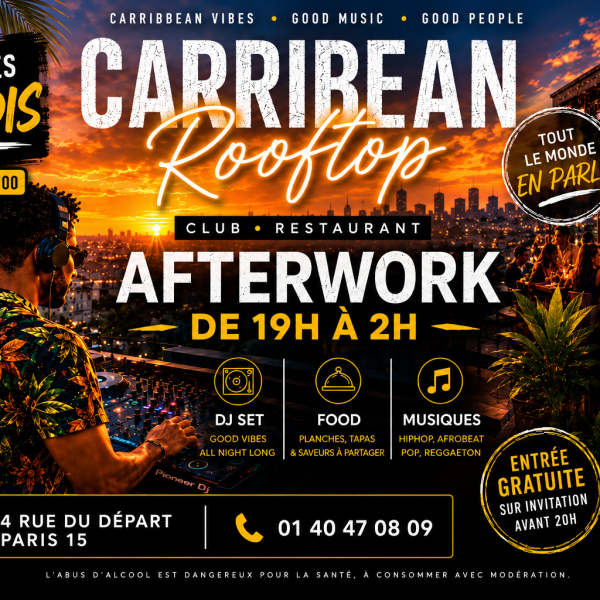 Afterwork old sckool sur les toits de Paris