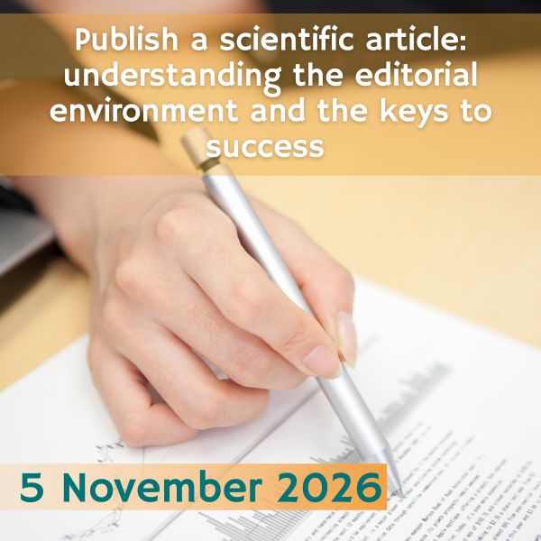 Publish a scientific article: understanding the editorial environment and the keys to success