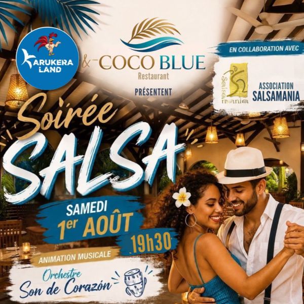 SOIREE SALSA AU COCO BLUE