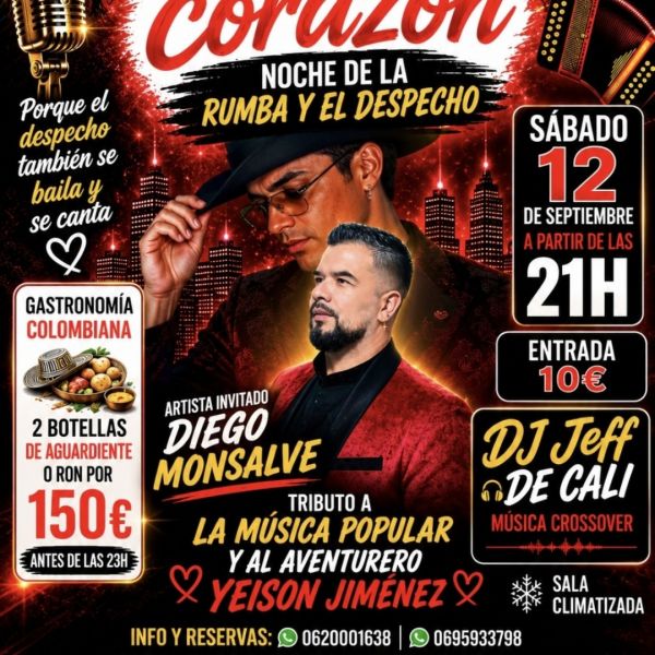 rumba y despecho con el corazón