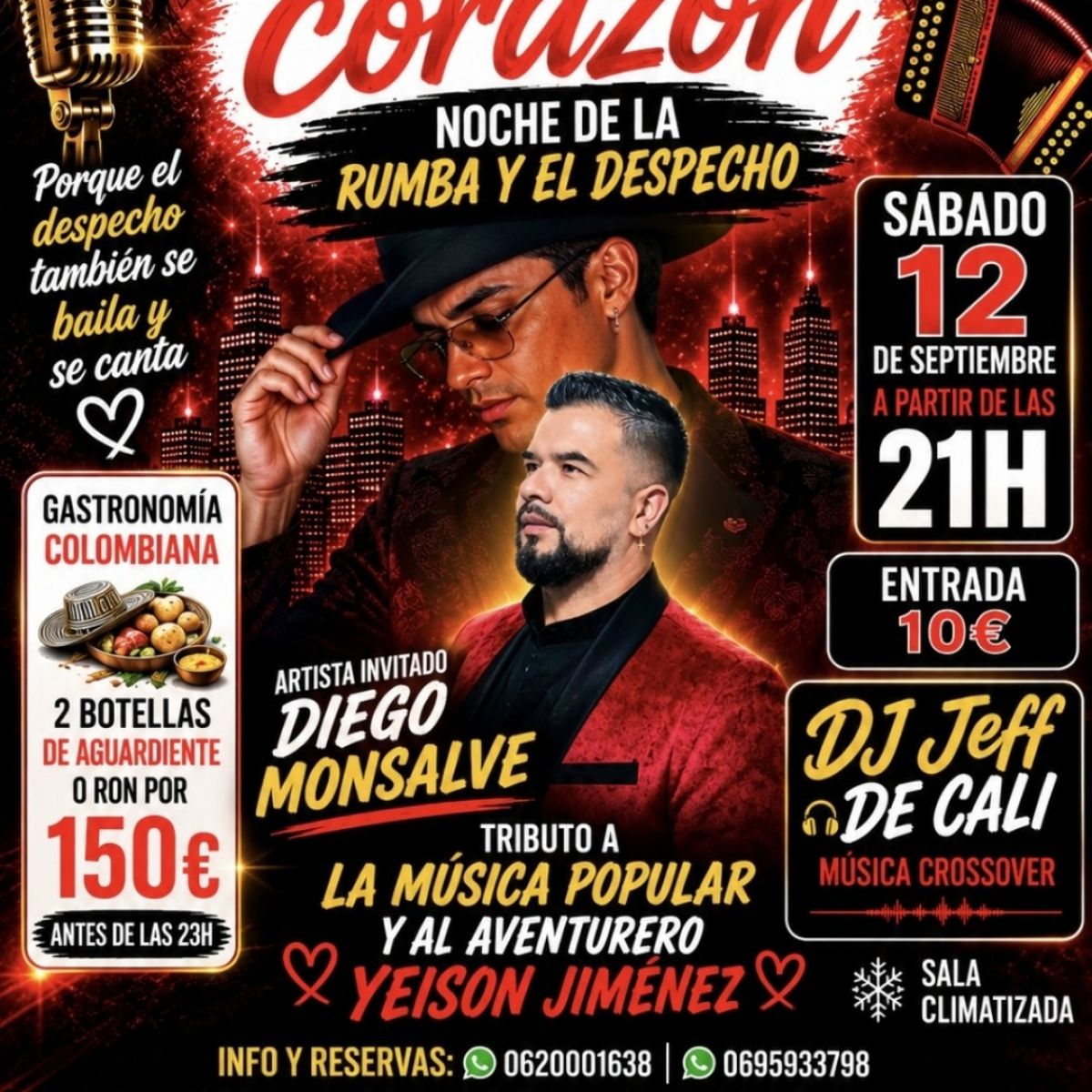 rumba y despecho con el corazón