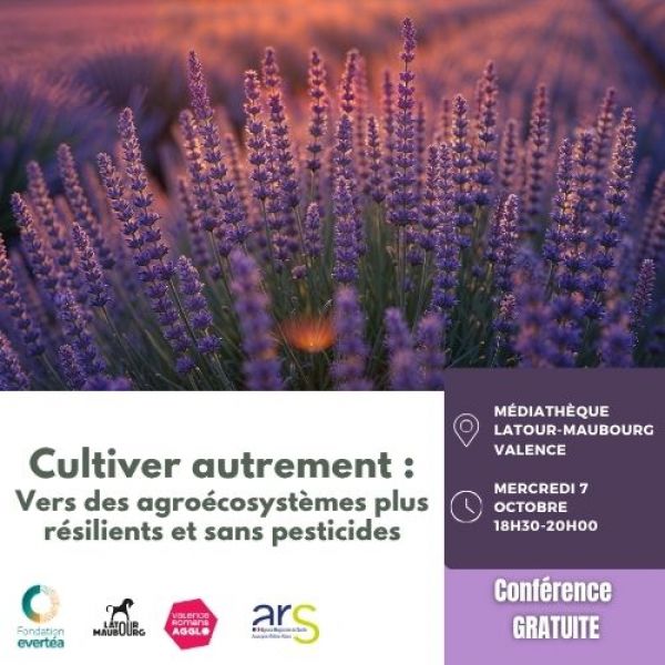 Conférence - Cultiver autrement : vers des agroécosystèmes plus résilients et sans pesticides
