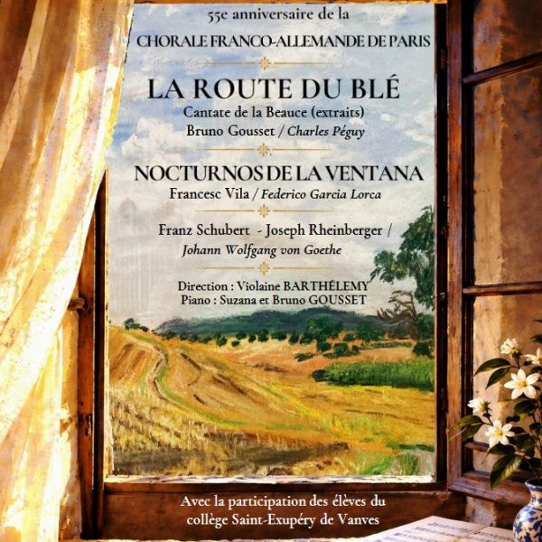 Concert - 55e anniversaire de la chorale franco-allemande de Paris