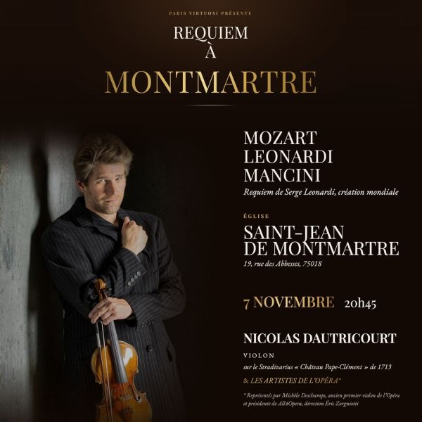 Requiem à Montmartre avec Les Artistes de l’Opéra et Nicolas Dautricourt