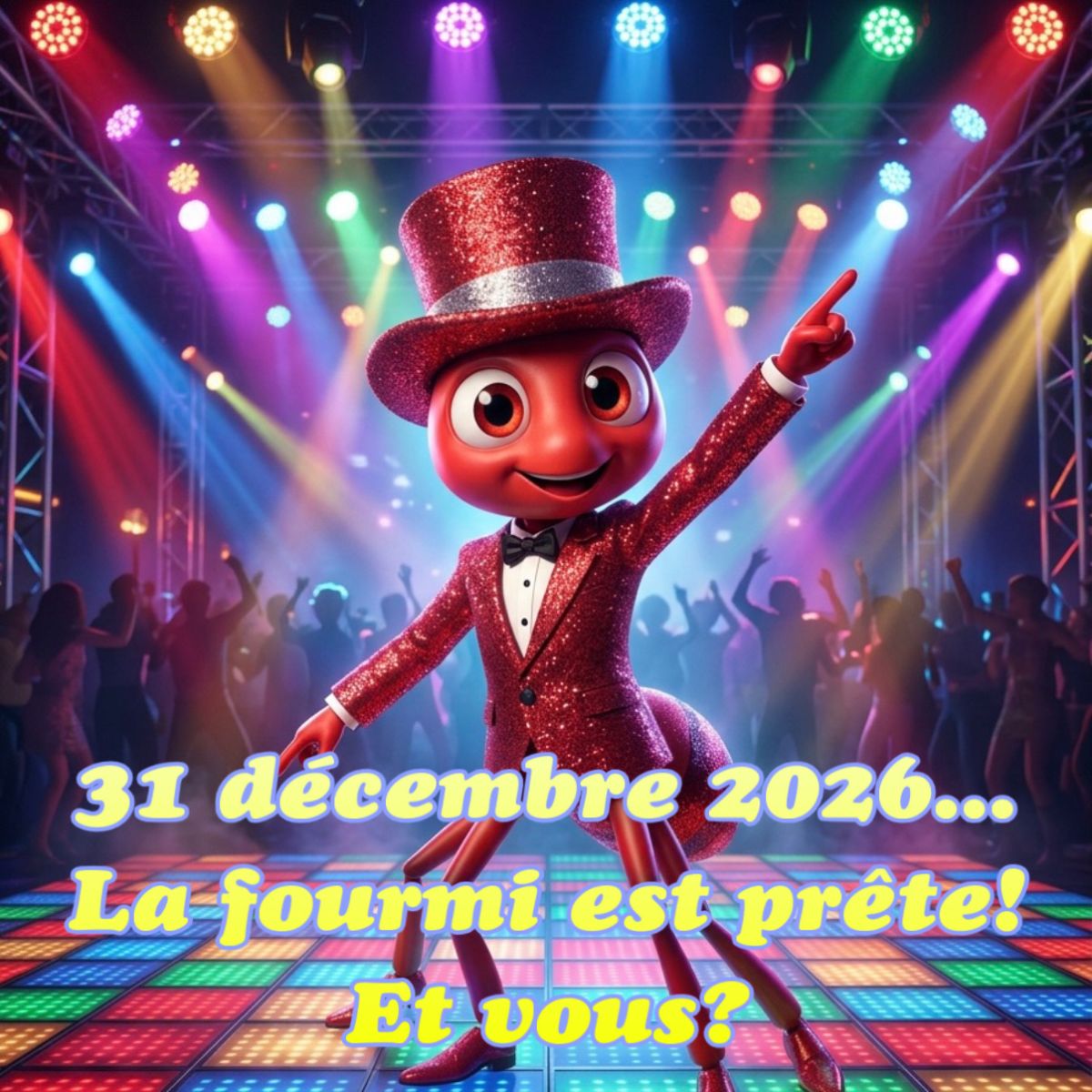 La fourmi fait son réveillon!
